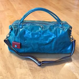 GABS Italian Leather Duffle Crossbody